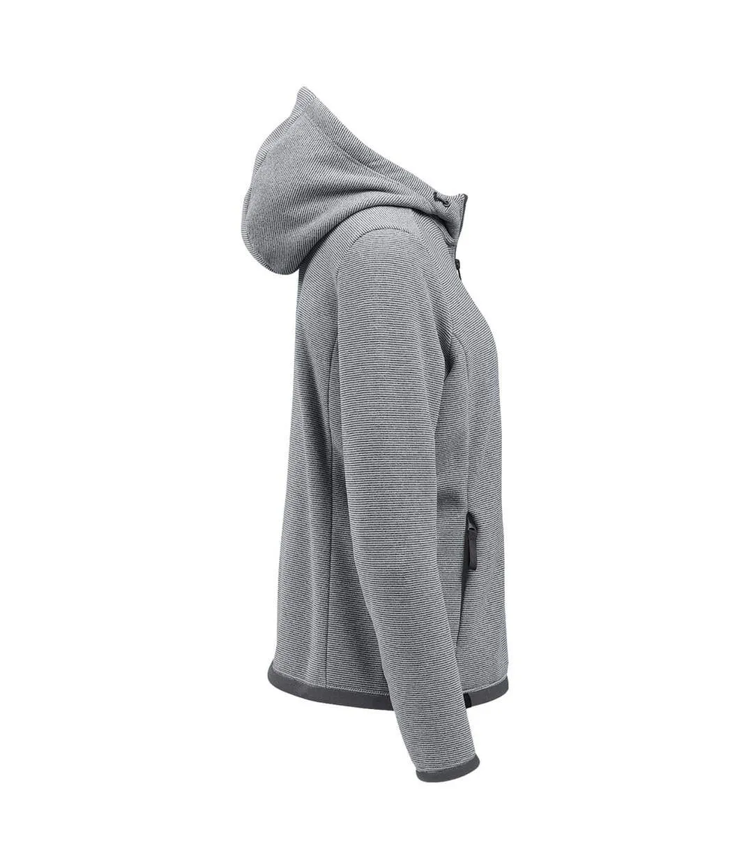 Womens/ladies medusa fleece full zip hoodie zinc Stormtech