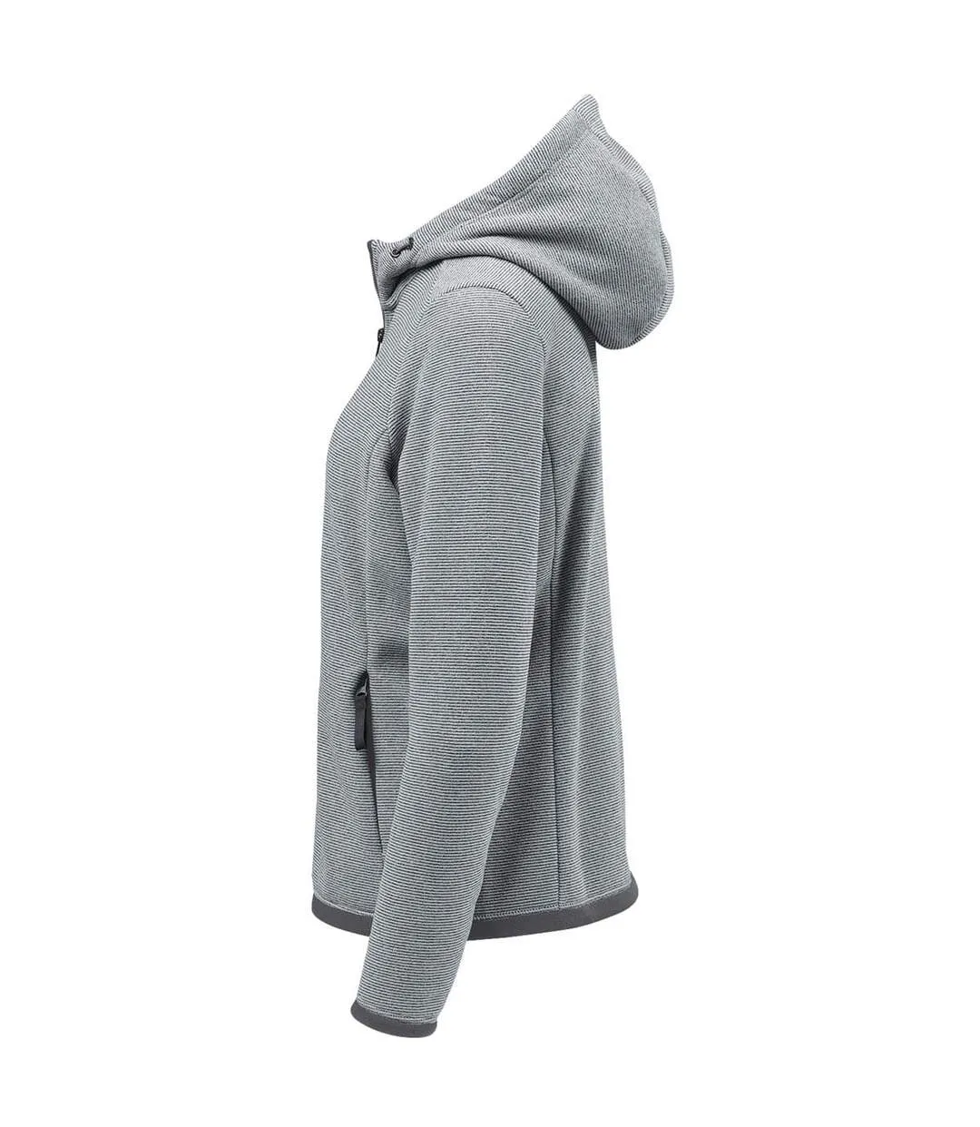 Womens/ladies medusa fleece full zip hoodie zinc Stormtech