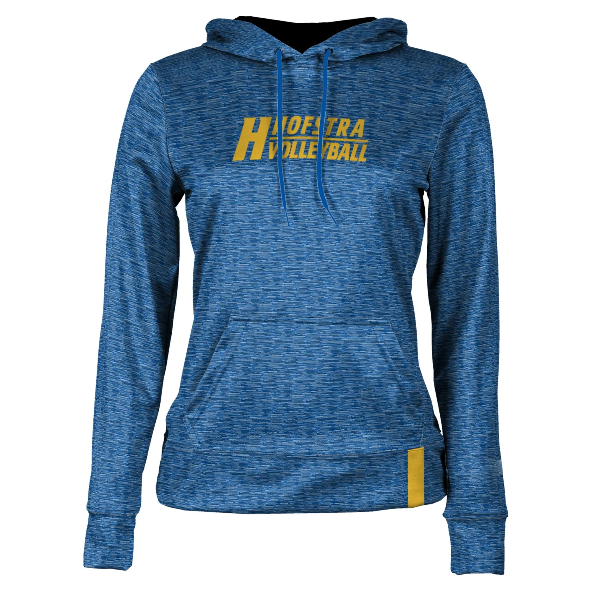 Women's Blue Hofstra University Pride Volleyball Pullover Hoodie