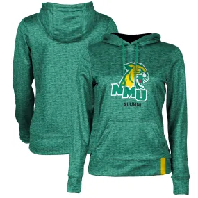 Women's Green Northern Michigan Wildcats Alumni Pullover Hoodie