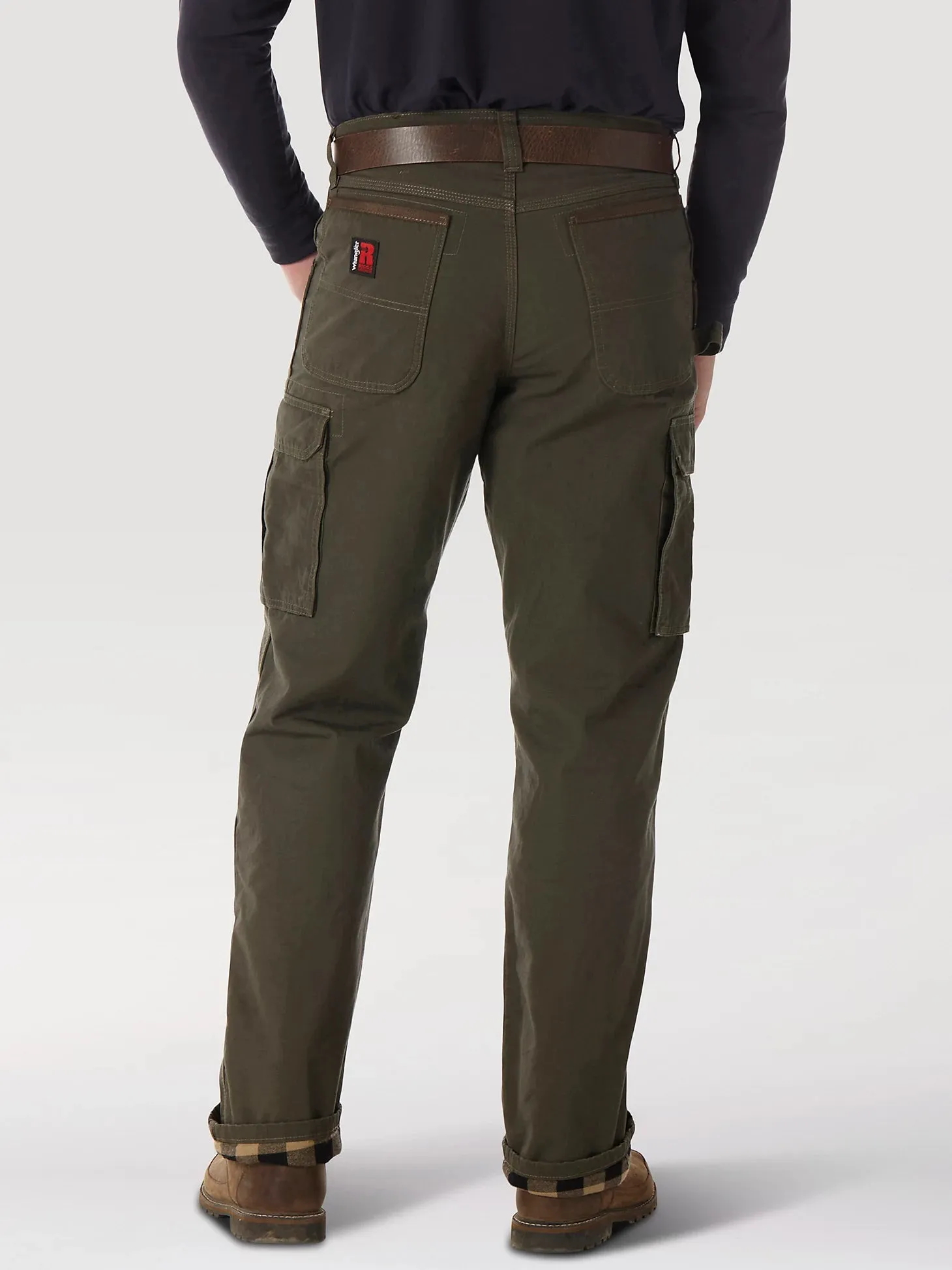 WRANGLER RIGGS WORKWEAR LINED RIPSTOP RANGER PANT IN LODEN 38X36