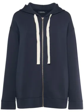 'S Max Mara   Zuai jersey logo zip hoodie 