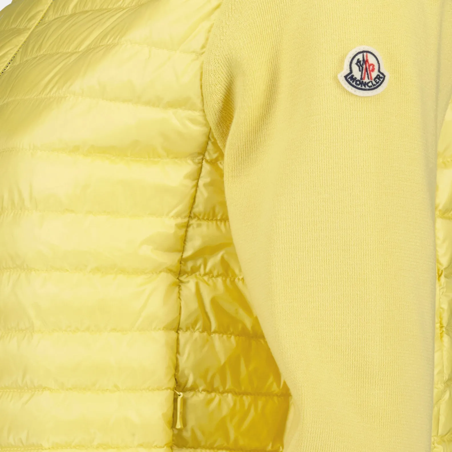 Yellow Bi-material Jacket