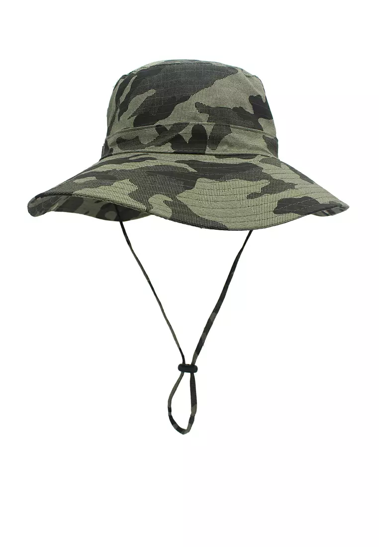 ZITIQUE Wide -edge camouflage fisherman hat