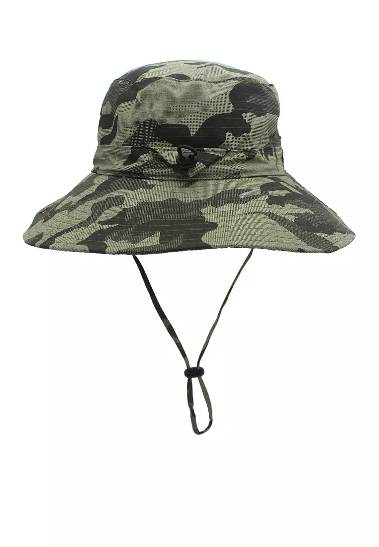 ZITIQUE Wide -edge camouflage fisherman hat