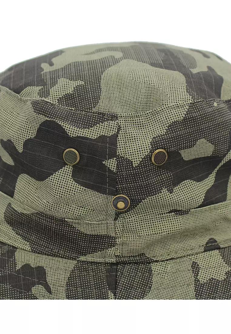 ZITIQUE Wide -edge camouflage fisherman hat