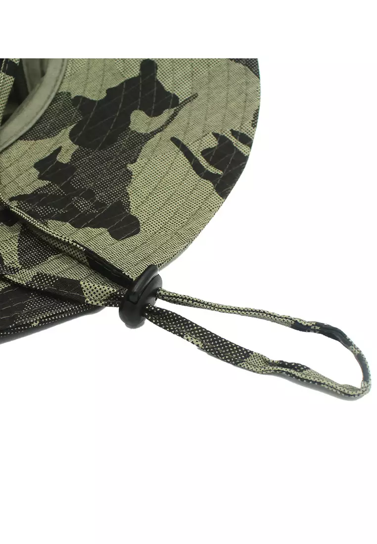 ZITIQUE Wide -edge camouflage fisherman hat